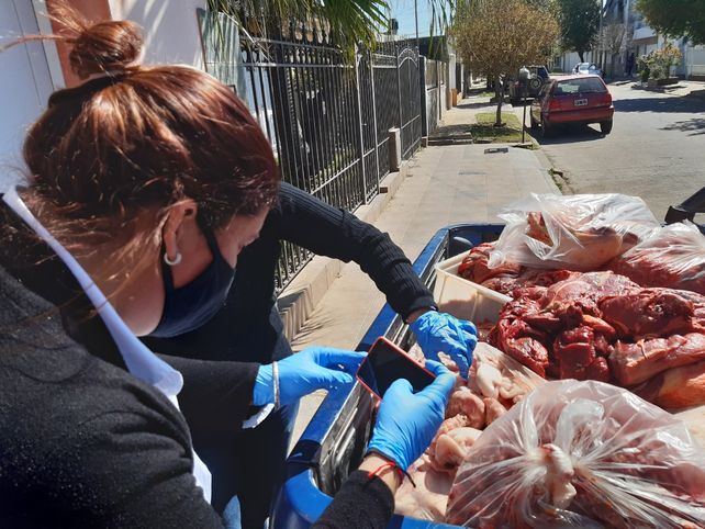 Se decomisaron 550 kilos de carne en un operativo de control alimentario realizado en Santo Tomé.&nbsp;