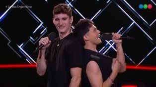 Alan Lez y Pablo Cuello hicieron brillar al Team Lali en La Voz Argentina