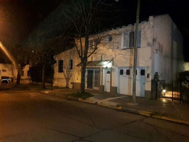 Vivienda. La casa donde los delincuentes perpetraron el asalto.