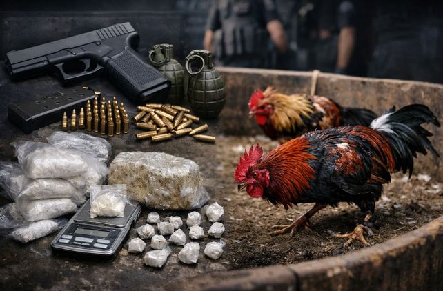 Armas, droga y gallos de riña: imputaron a un hombre en una causa por desvío de armamento al mercado negro