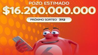 El Quini 6 quedó vacante y suma un pozo récord de $16.200 millones