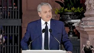 Alberto Fernández homenajeó a las víctimas de la represión de 2001: Es un día triste