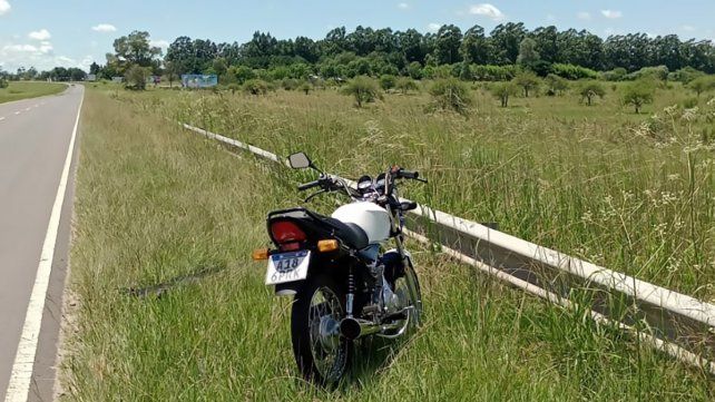 Dos personas resultaron heridas al accidentarse en motocicleta