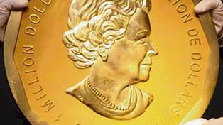 Roban en Alemania una moneda de oro valuada en cuatro millones de dólares
