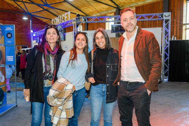 Andrea Guereta, Bárbara Bercovich, Laura Molina y Javier Martínez