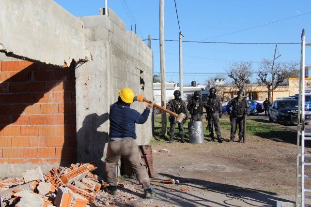 Microtráfico. Derribaron el cuarto búnker de drogas en Frontera 