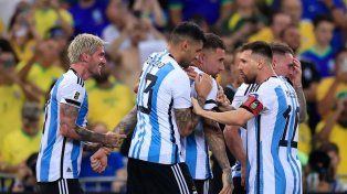 Los jugadores argentinos