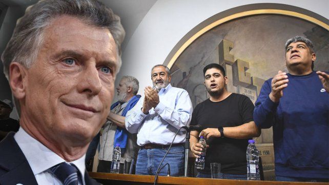 Mauricio Macri criticó a la CGT por cómplice del Gobierno