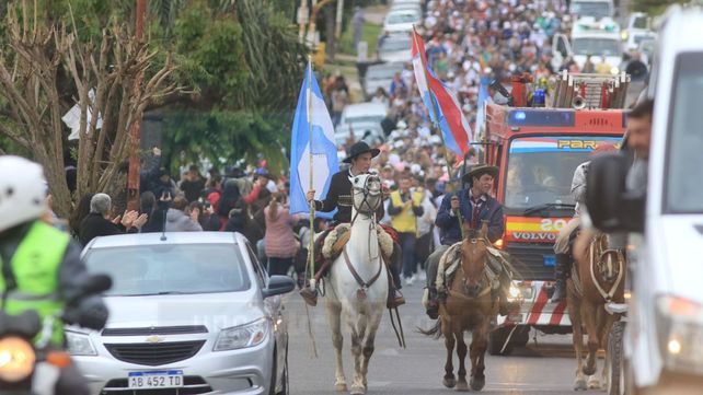 Peregrinación de los Pueblos: llegan peregrinos a Paraná