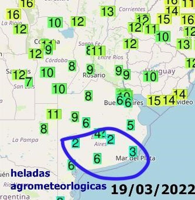 Lluvias: vuelven los grandes acumulados a la zona núcleo