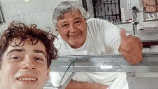 Franco Colapinto está de vacaciones en Argentina.
