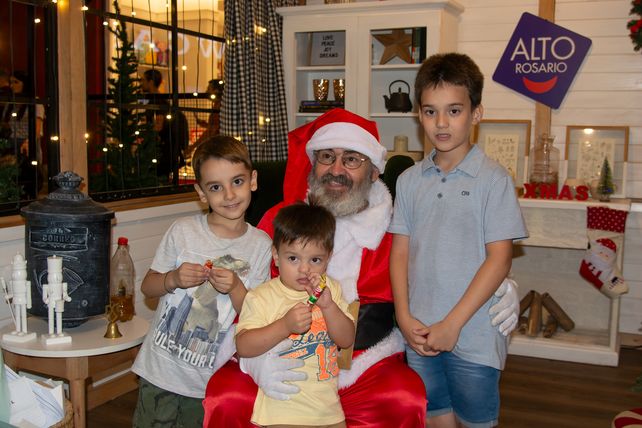 Agustín Moreno, Papá Noel Estéfano y Bautista Campisciano