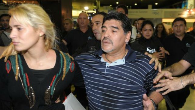 Rocío Oliva y Maradona llevan cuatro años juntos.