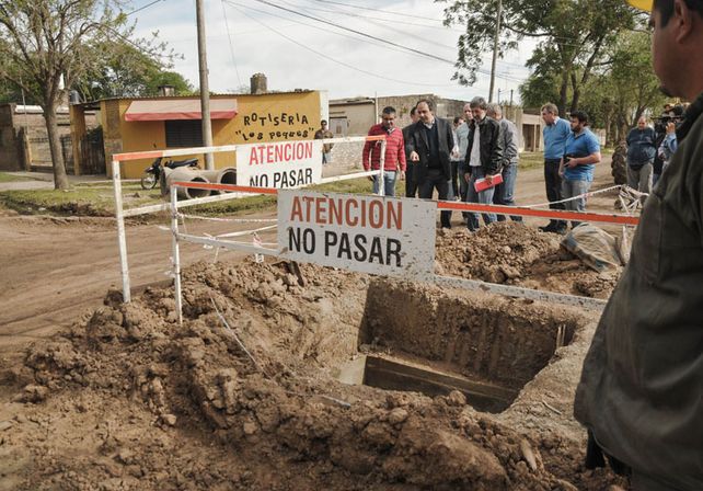 Plan Norte: avanza la obra de desagüe y pavimentación de Bernardo de Irigoyen