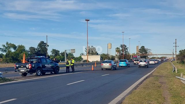 Volvieron los operativos en la 168 pero sin cortes ni reducción de calzada