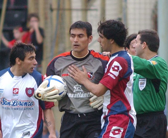 Herrera le marcó a Newell's jugando en San Loreno. El Chaco formó aquell 28 de mayo de 2005 dupla con otro canalla: Pocho Lavezzi.