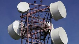 Antenas de telefonía móvil.