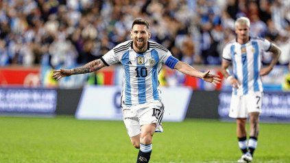 Messi, la gran figura de Argentina.