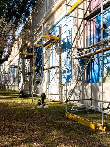 Los murales de mediana y gran escala se multiplican en toda la ciudad