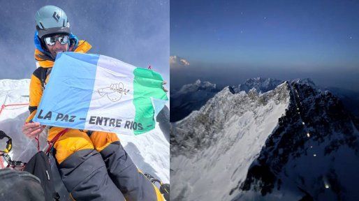 Hazaña: el entrerriano Juan Cruz Rodríguez conquistó el Lhotse, la cuarta montaña más alta del mundo