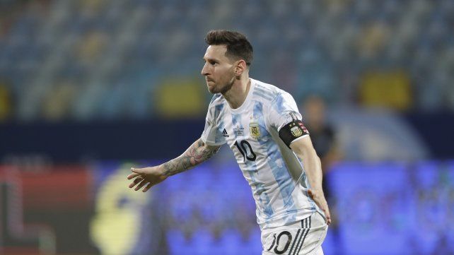 Lio Messi, figura y goleador de la Copa América. Foto AP Andre Penner.