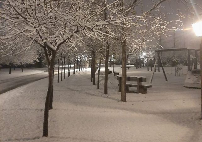 Impactantes imágenes de la histórica nevada en Córdoba después de 14 años