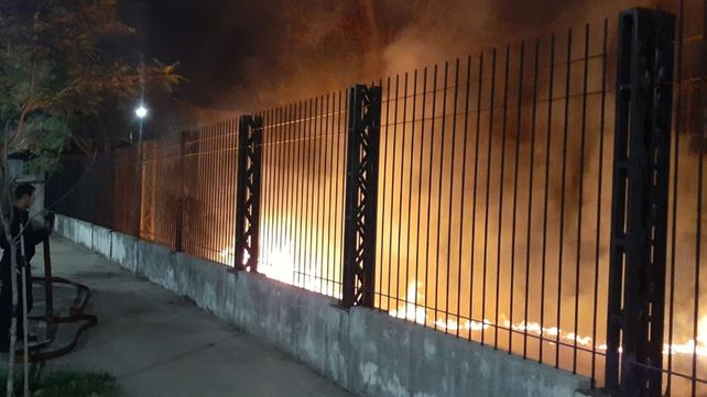 Paraná: hubo un incendio detrás del galpón del GIA