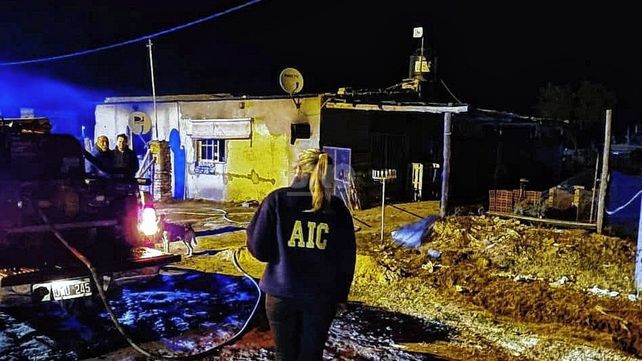 El incendio en la casa del hombre ejecutado ayer sería intencional.