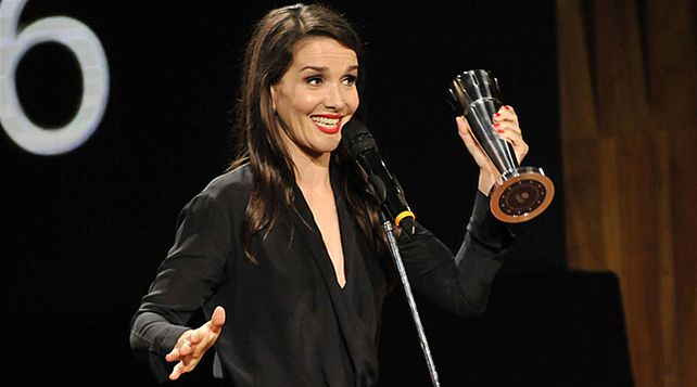 Natalia Oreiro ganó como mejor actriz por Gilda en los Premios Sur