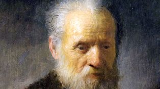 Descubren un lienzo desconocido de Rembrandt: Anciano con barba