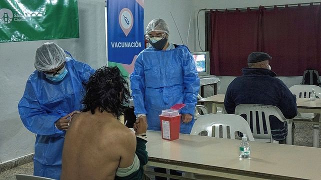 Vacunación de personas en situación de calle