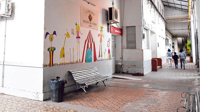 hospital provincial. Uno de los centros de salud afectados por la determinación gremial.