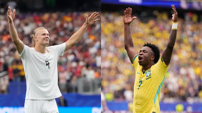 Erling Haaland y Vinicius Jr. se verán las caras en el Noruega-Brasil de octavos del Mundial.