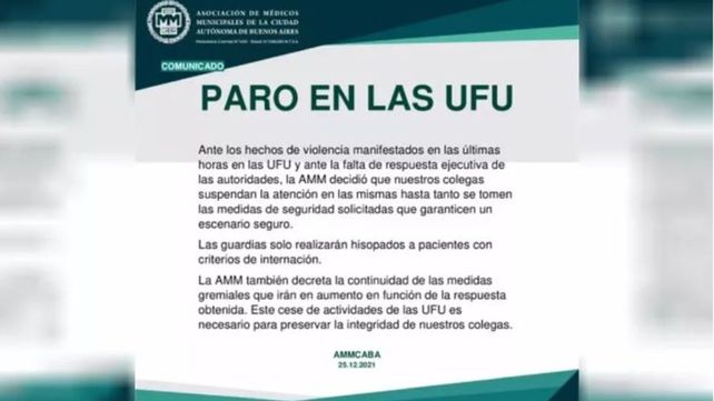 Brutal agresión contra un médico que realizaba testeos en el Hospital Sanatajonni de Capital Federal