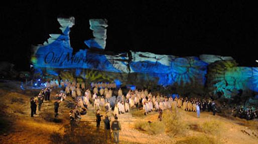 Bicentenario en Valle de la Luna: coros provinciales cantaron el Himno Nacional