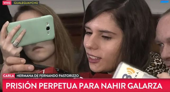 Carla Pastorizzo: Es la condena que se merece, opinó la hermana de Fernando