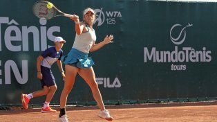 Sierra ganó y sigue adelante en el WTA 125 de Florianópolis