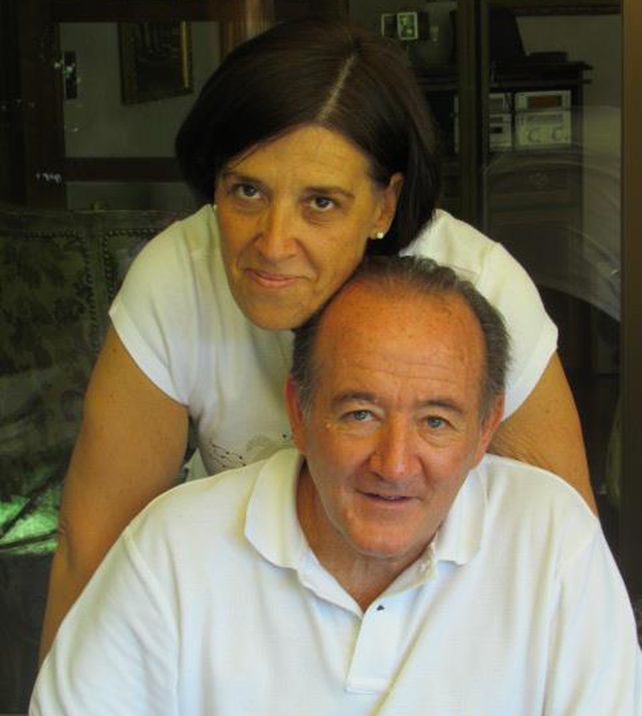 Concepción Arregui junto a su esposo Roberto Luis Audano