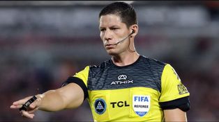 Nicolás Ramírez dirigió este miércoles la final de la Copa Argentina que ganó Estudiantes ante Defensa y Justicia.