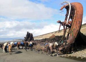 Hallan en Tierra del Fuego restos de una nave hundida en 1765