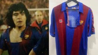 Récord histórico: la camiseta de Diego Maradona en el Bernabéu se vendió en subasta por USD 179.207