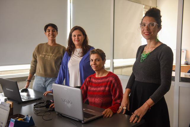 Natalia Fernández Báez, María Soledad Casasola, Cecilia Di Capua y Belén Campero, integrantes del proyecto lúdico.