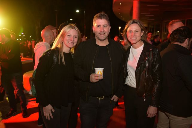 Luciana Fernández, Juan Junco y Ayelén Stepnik.  
