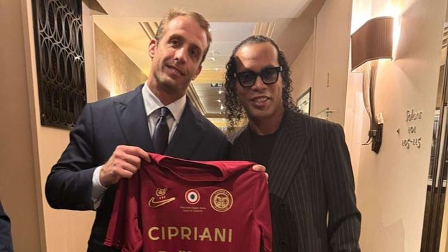 Ronaldinho e Ignazio Cipriani