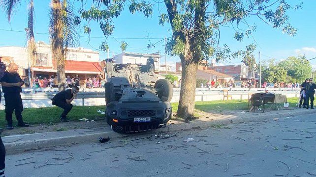 La beba y su madre y fuero atropelladas por delincuentes que venían de un raid delictivo con robo y entradera. Un detenido había salido de la cárcel hacía poco