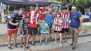 Todo el color de los hinchas de Unión para el duelo ante Newells