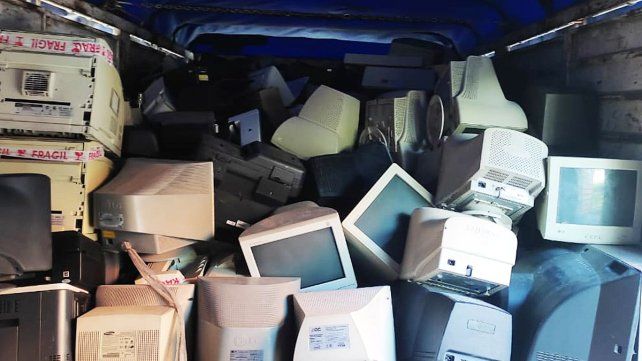 La Municipalidad de Paraná recolectó 331.200 kilos de residuos de aparatos eléctricos y electrónicos en siete años en una importante acción a favor del ambiente