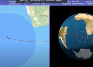 Seguí en vivo la llegada a la Tierra del cohete chino que está fuera de control