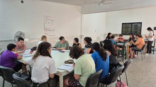 Estudiantes participan del programa provincial Quedate
