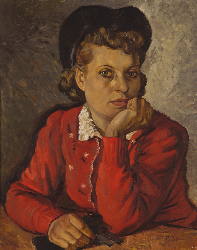La escritora Rosa Wernicke retratada por Vanzo